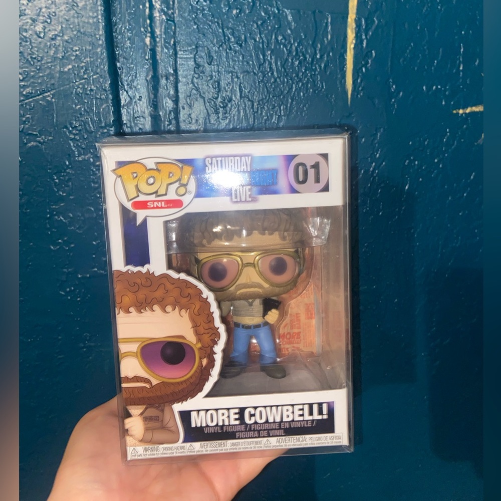 More cowbells pop figure; unopened